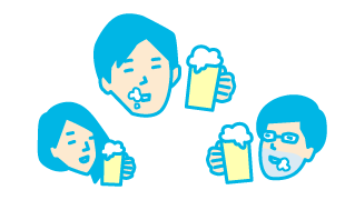 仕事帰りも気にならない